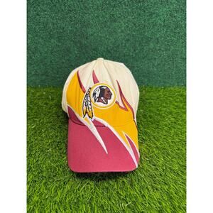 VINTAGE Washington Redskins NFL Team Apparel Adjustable  Shark tooth Hat Cap